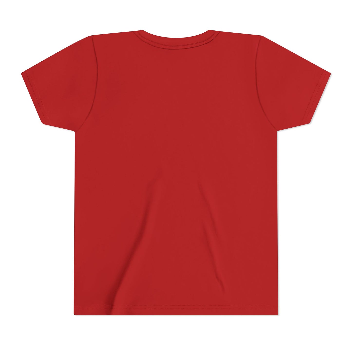 Sevasmos red lettering white t shirt