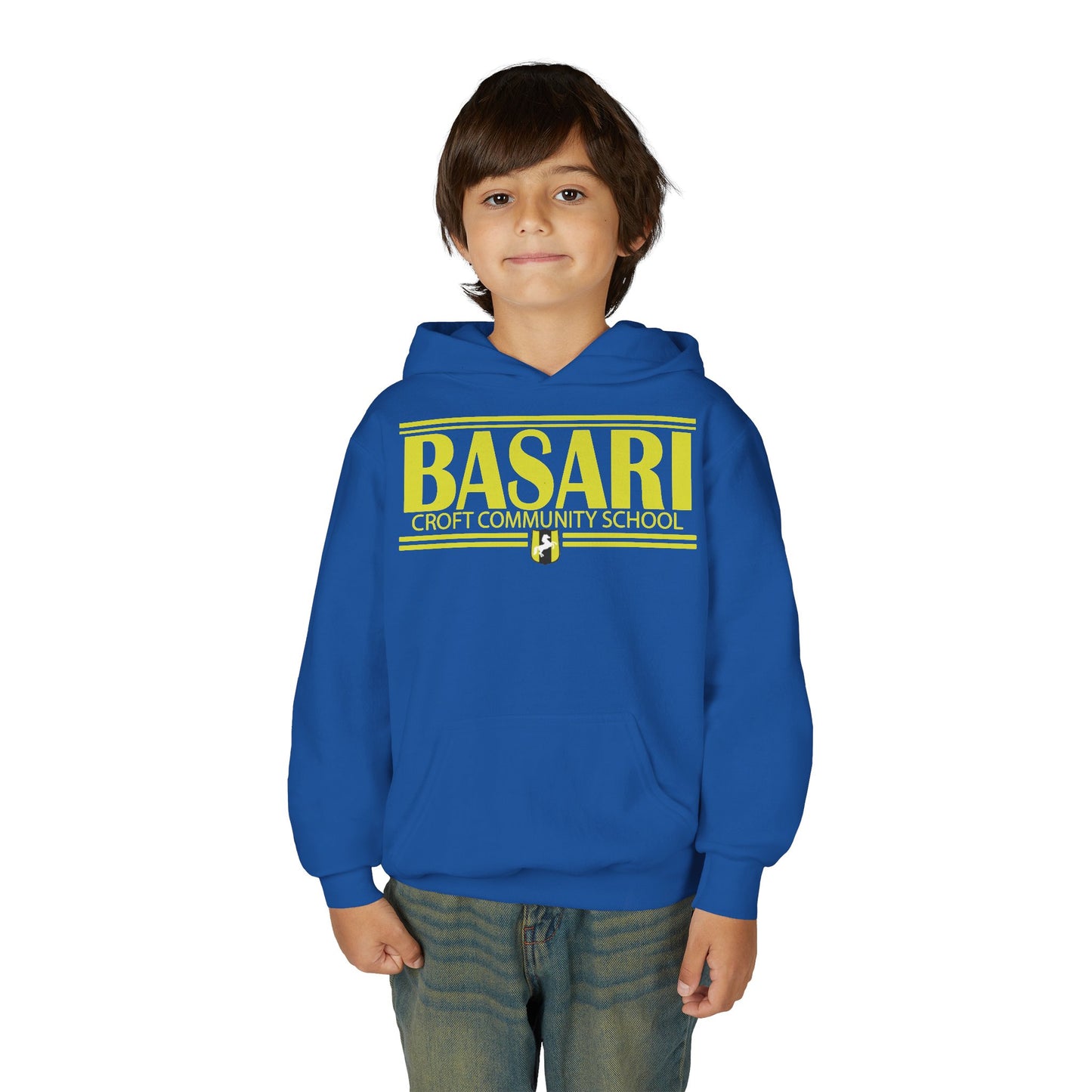 Basari Youth Hooded Sweatshirt - Stylish School Spirit Wear, Perfect for Students, Gifts for Graduations, Casual Everyday Use