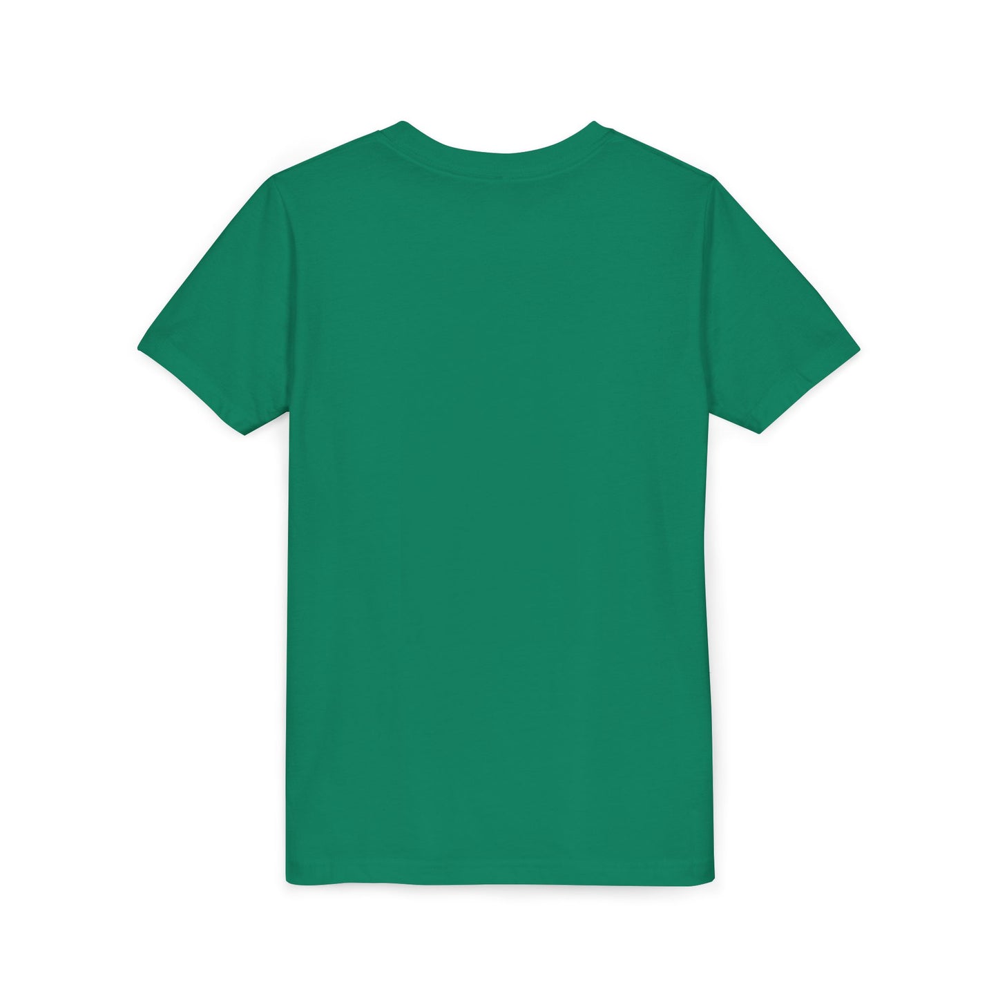 Cuidando white lettering green t shirt