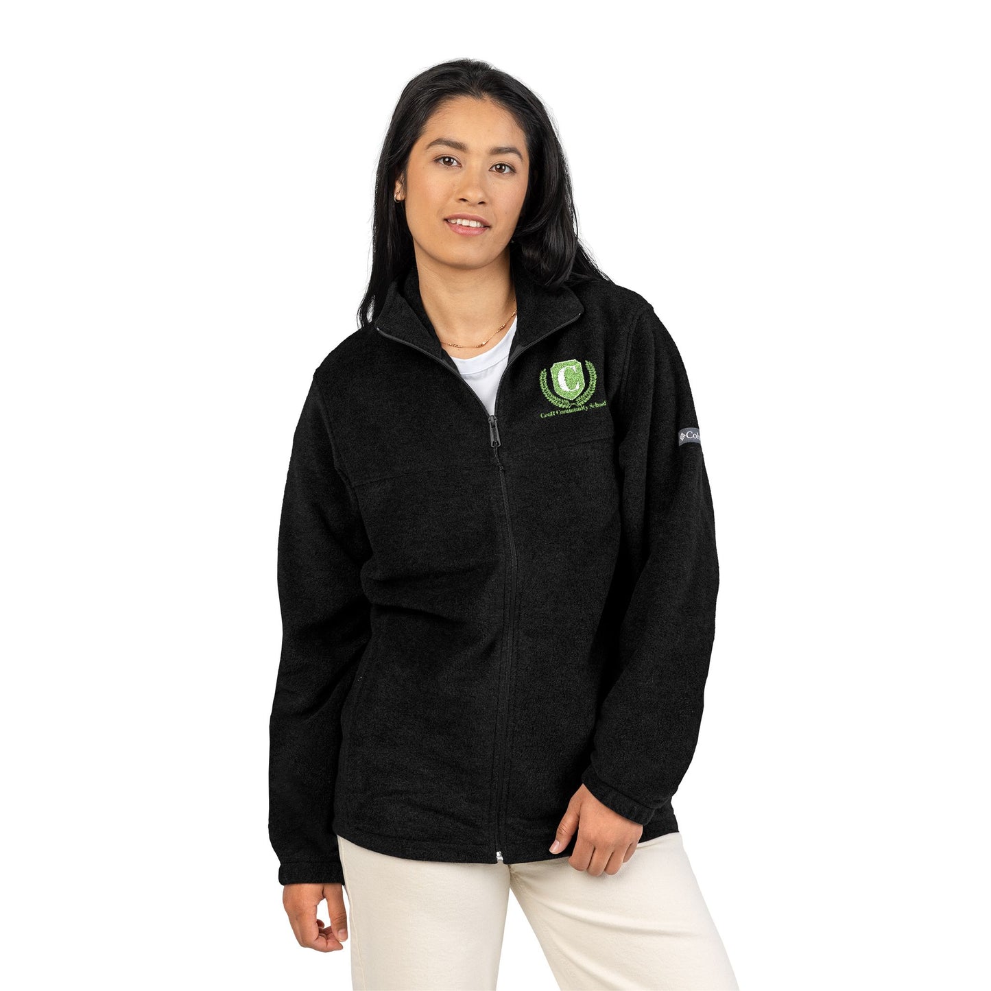 Unisex Embroidered Columbia Fleece Jacket | Warm Outdoor Layer, Cozy Gift, Hiking Companion, Team Jacket, Custom Apparel