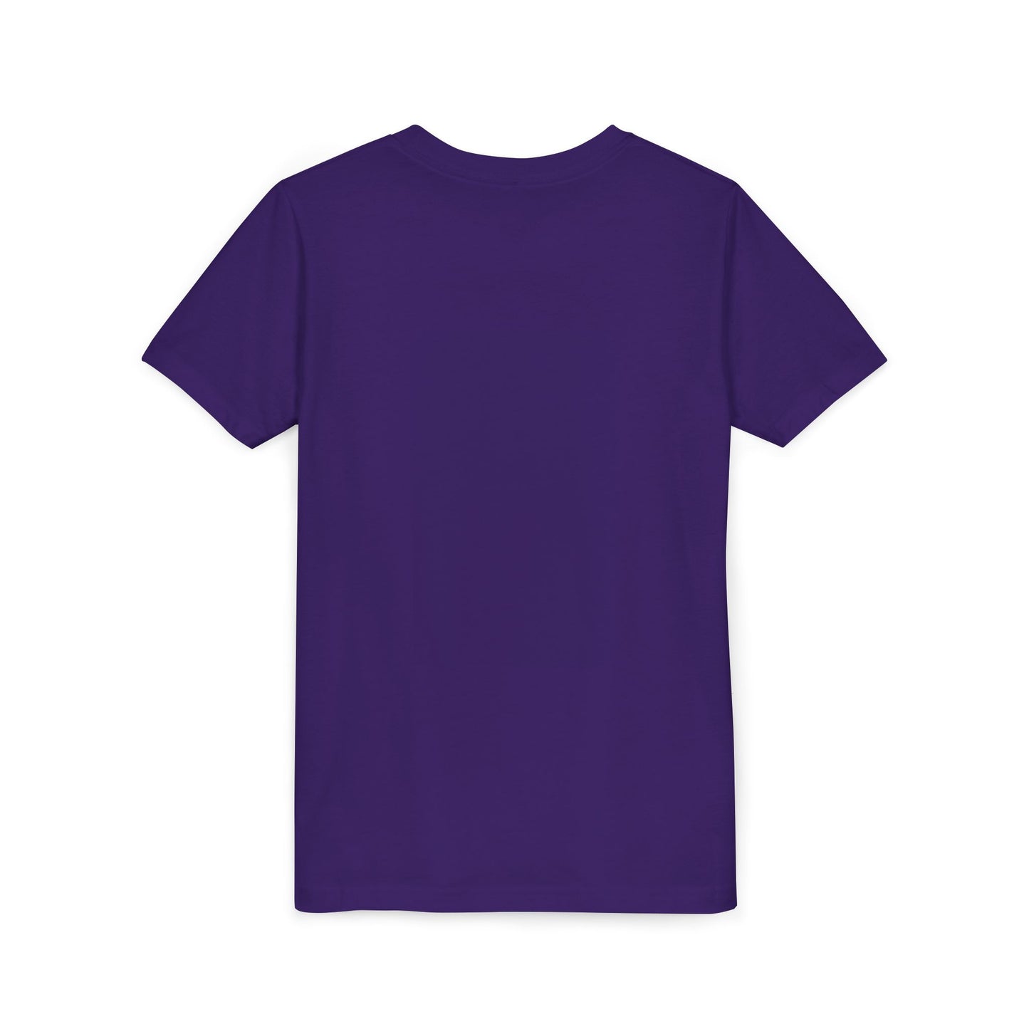 Yusha white lettering purple t shirt