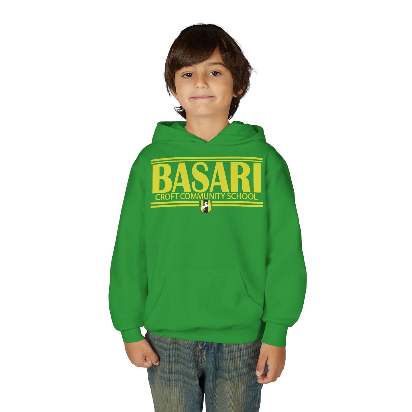 Basari Youth Hooded Sweatshirt - Stylish School Spirit Wear, Perfect for Students, Gifts for Graduations, Casual Everyday Use